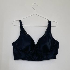 { Cacique / Lane Bryant Bra } Longline French Balconette Bra - Satin with Lace